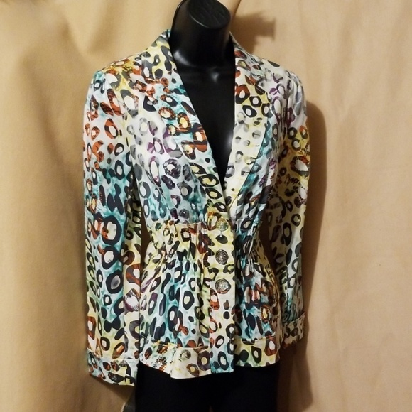 ♡ Authentic Designer V Christina Jacket Blazer NWT - Picture 2 of 9